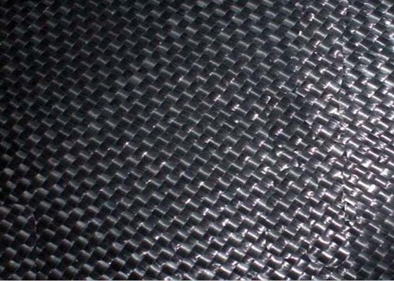 ประเทศจีน Geotextile Stabilization Fabric ผ้าทอพลาสติกทอแบบกว้าง 1 ม. -8 ม. สีดำ ผู้ผลิต